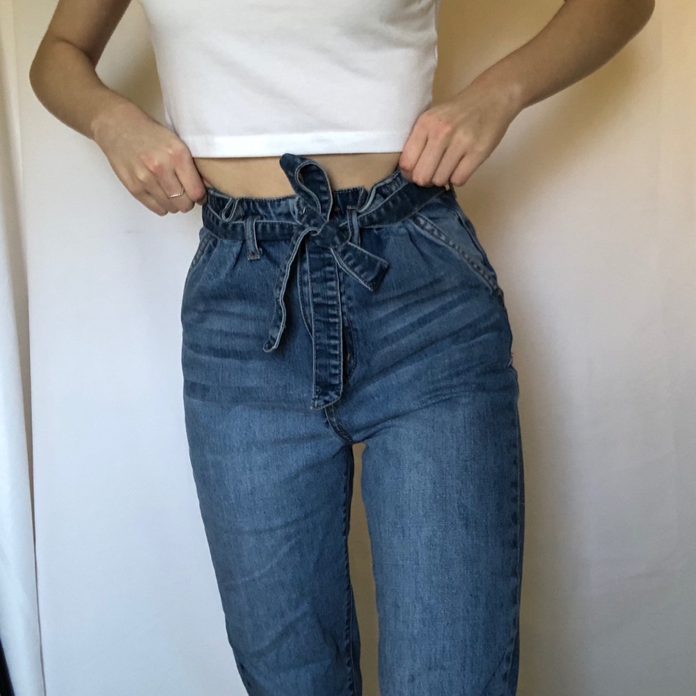 High Waisted Mom Jeans